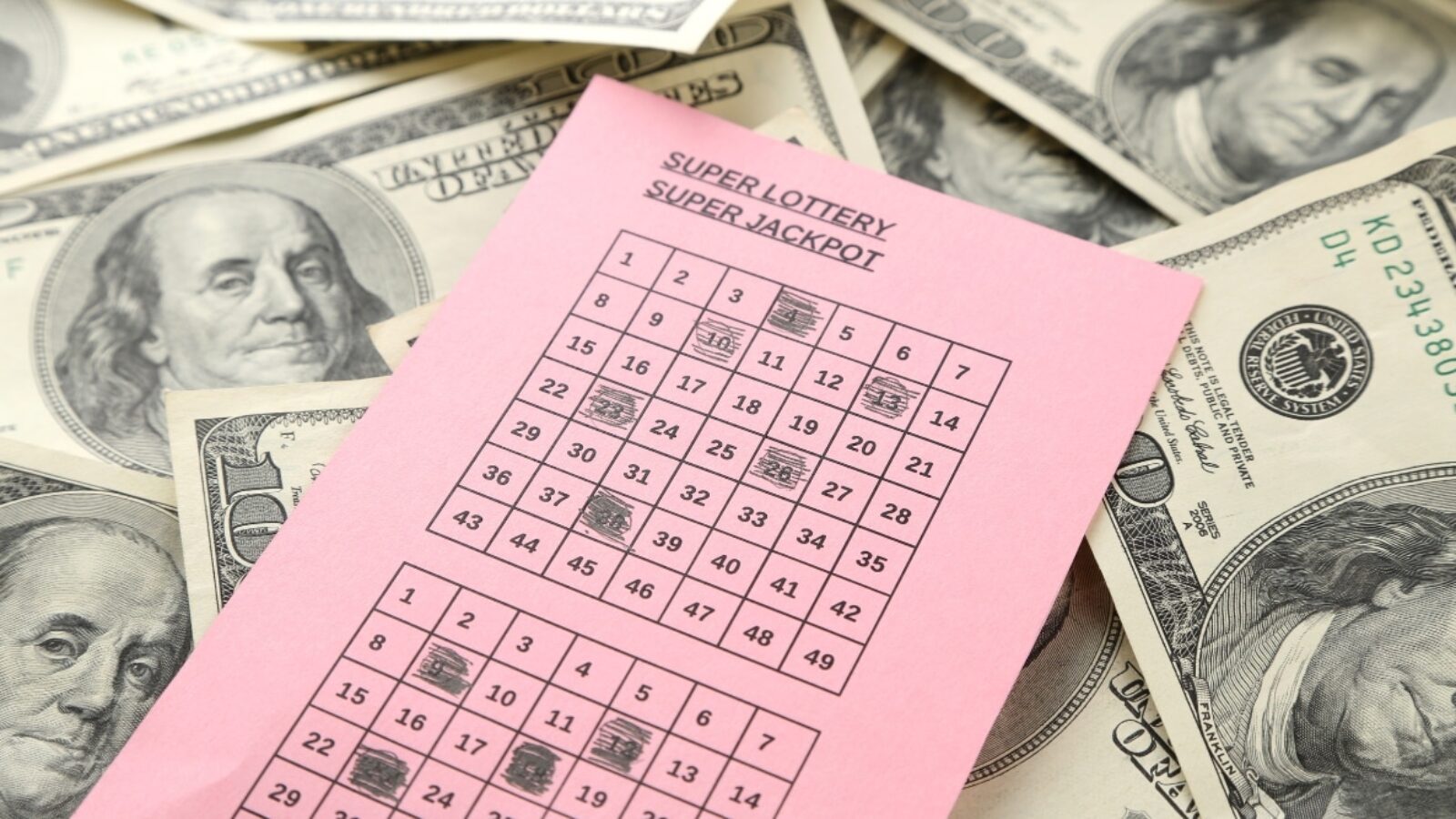 Lottery Ticket With Money