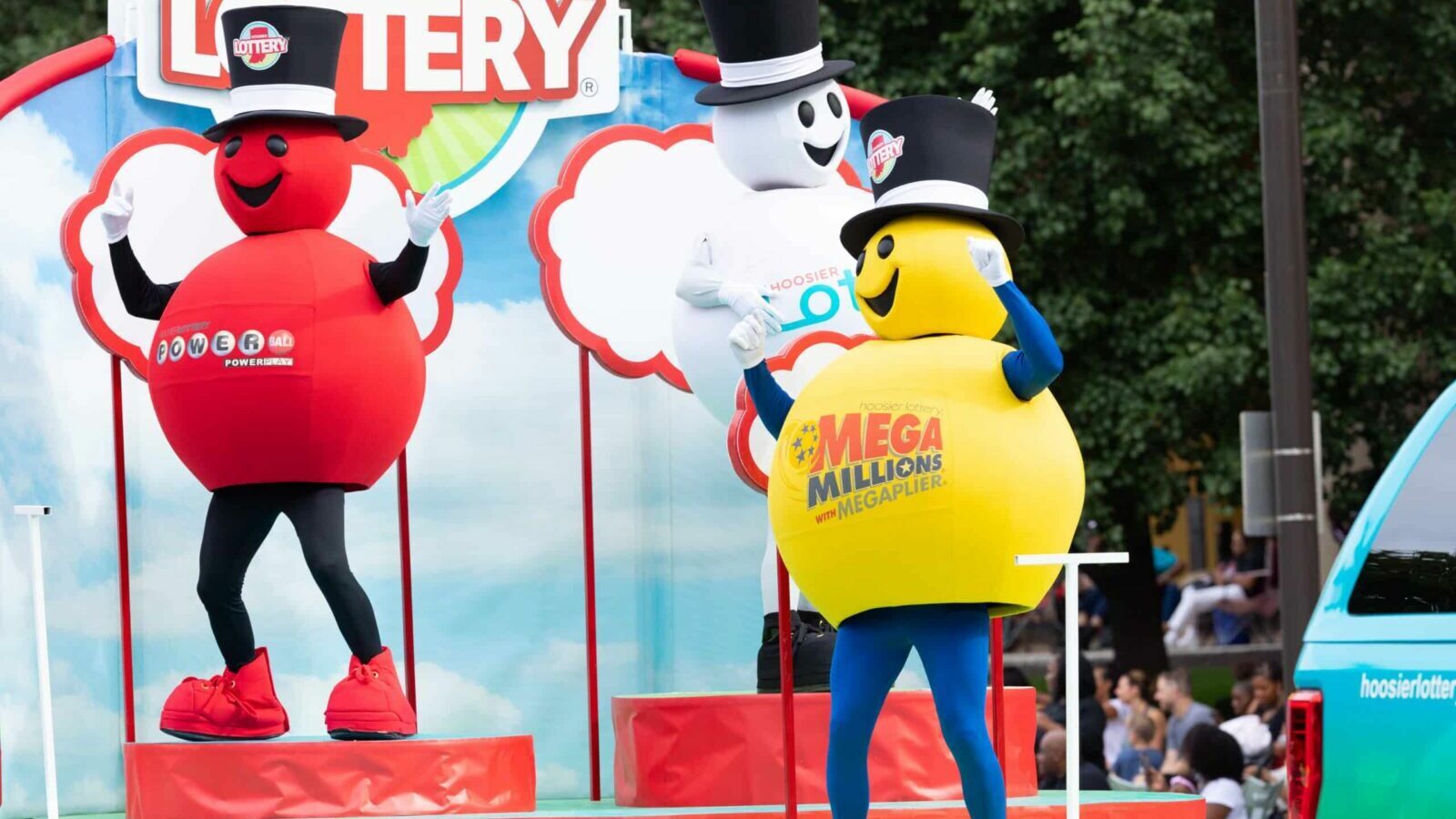 powerball mega millions mascots