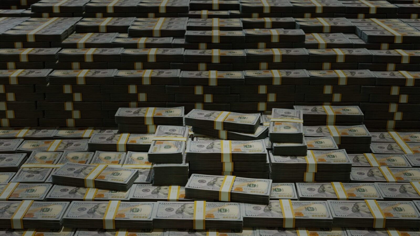 money stacks