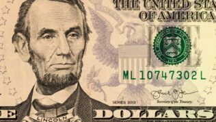 five dollar bill