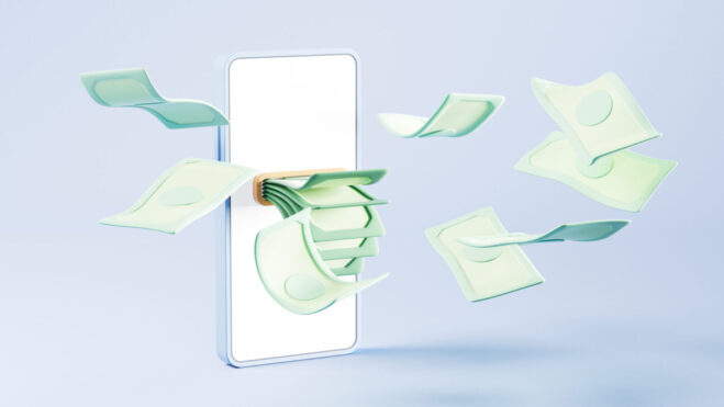 cell phone money