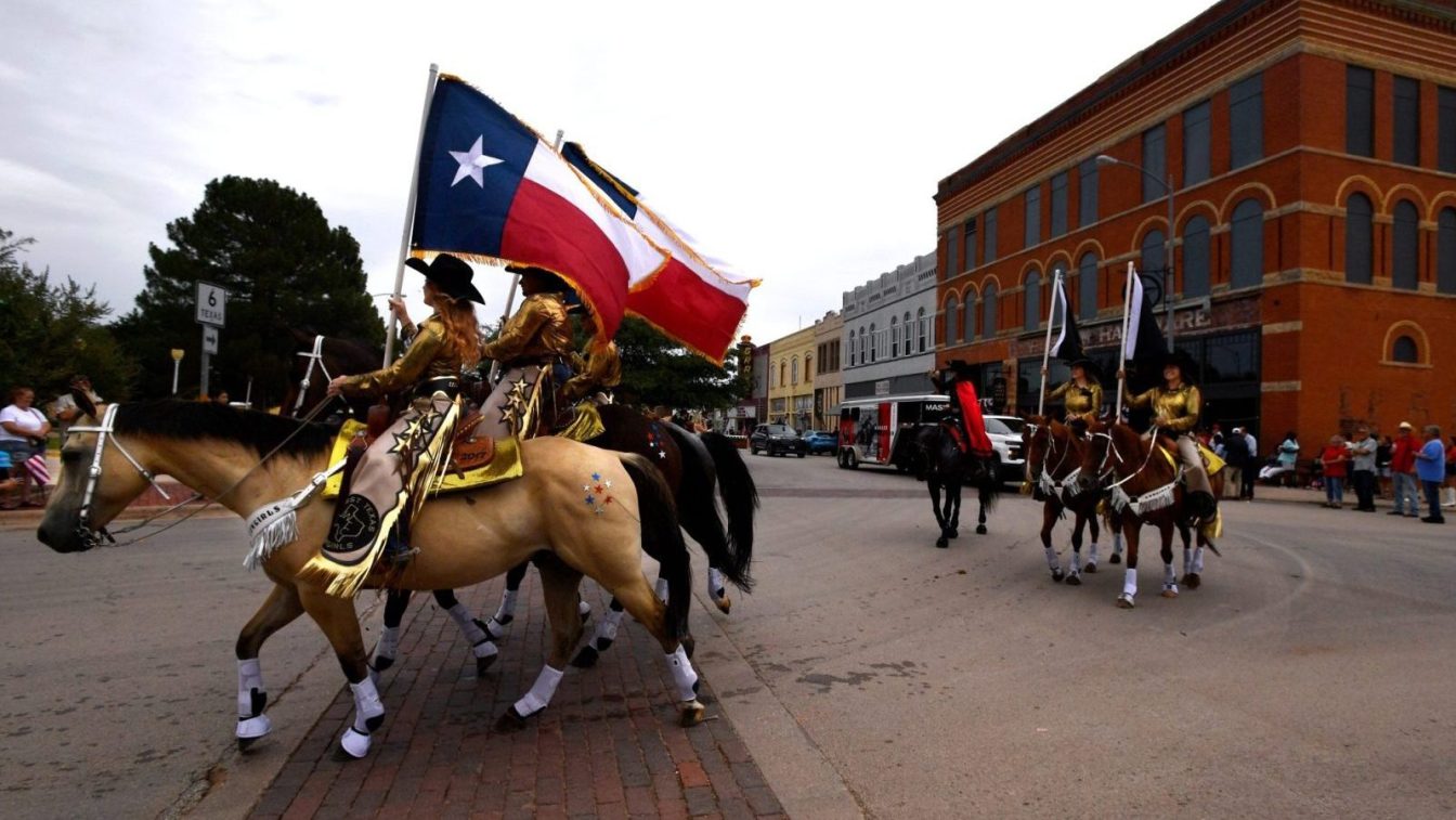 texas flag cowgirl