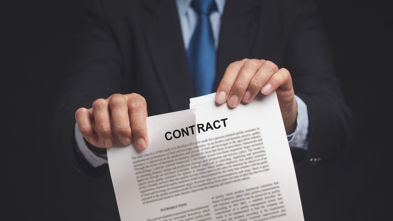 contract torn up