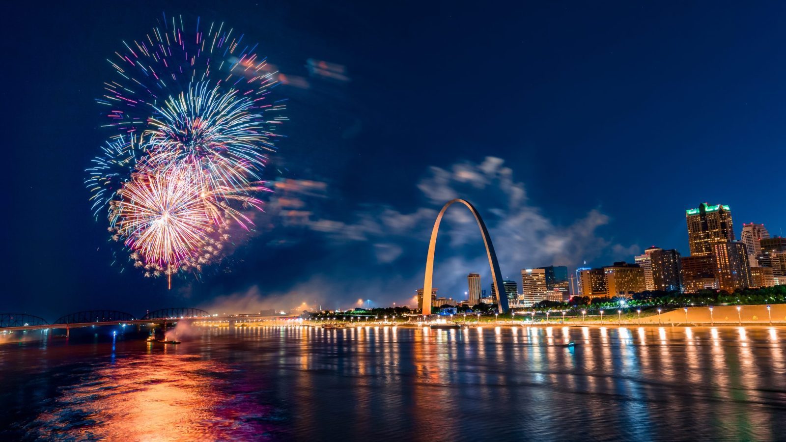 st louis gateway arch fireworks