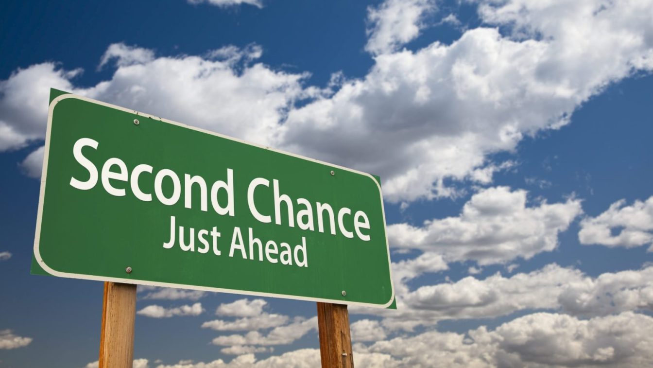 second chance sign