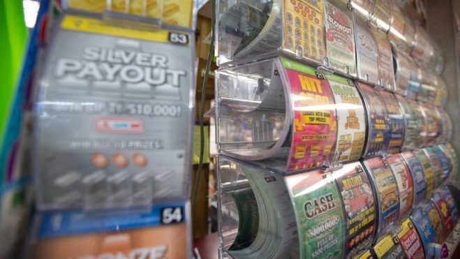 scratch-off lottery tickets