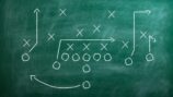 football chalkboard